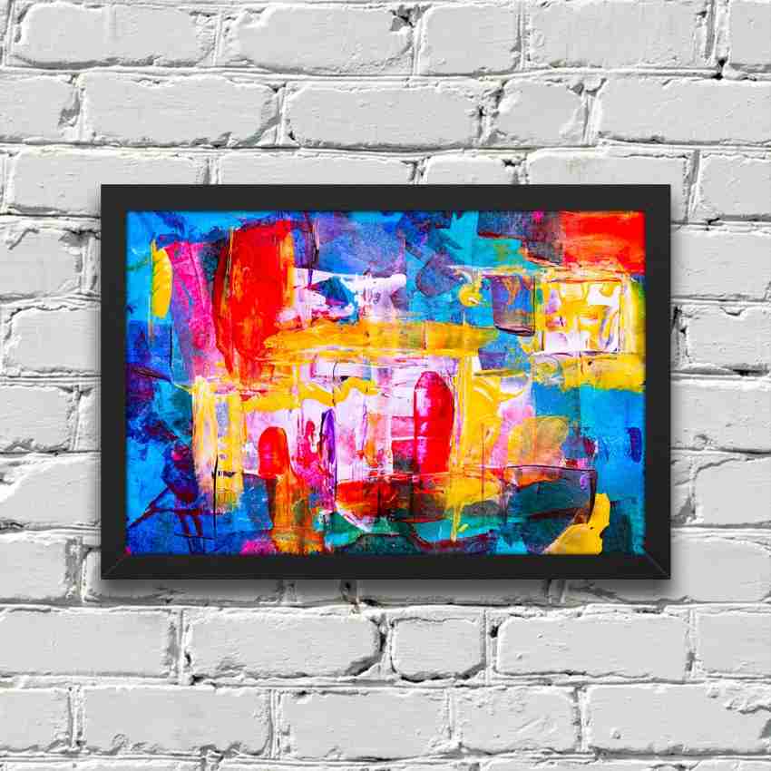 Ritwika's Abstract Wall Art Of Paint Brush Strokes