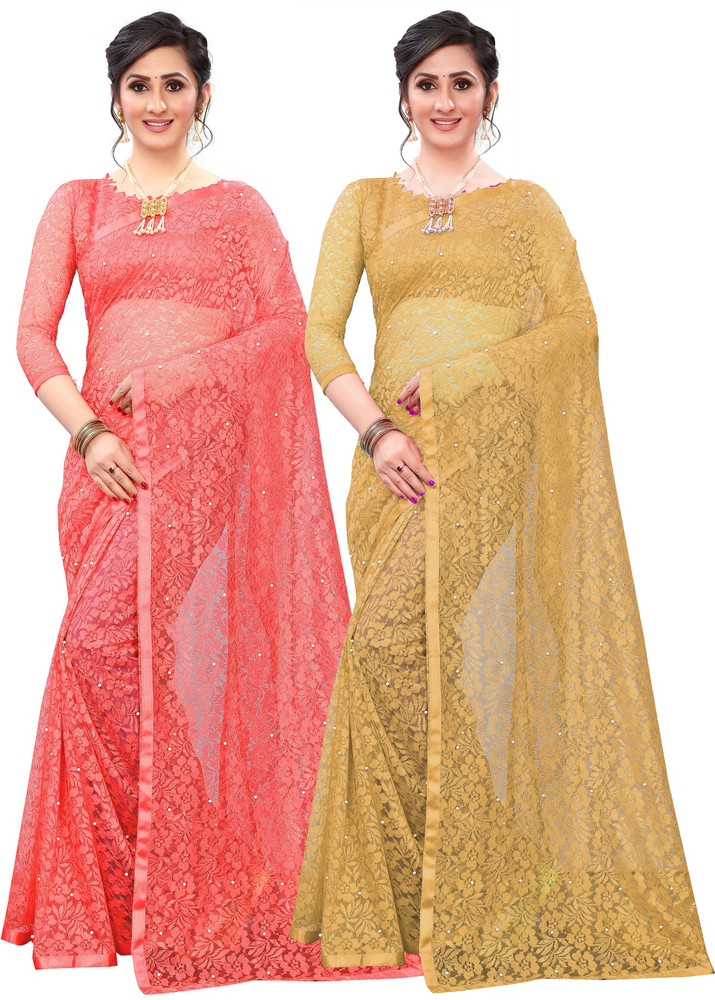 Flipkart designer net sarees with price online