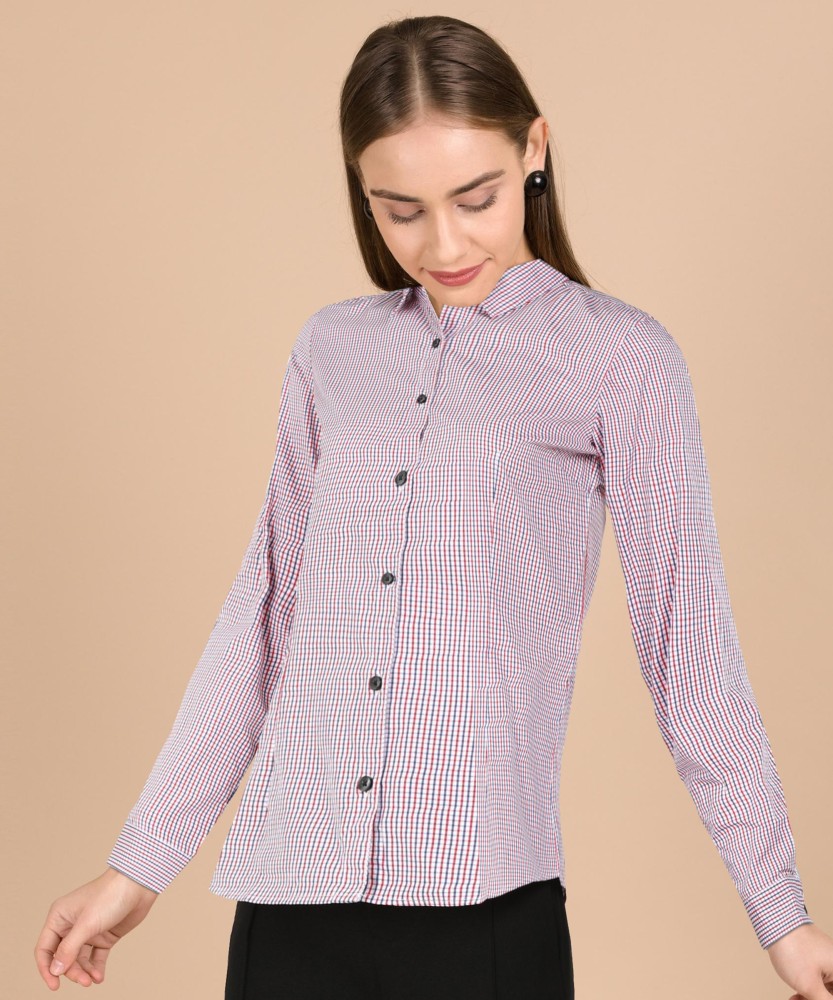 LOUIS PHILIPPE Women Checkered Formal Multicolor Shirt - Buy