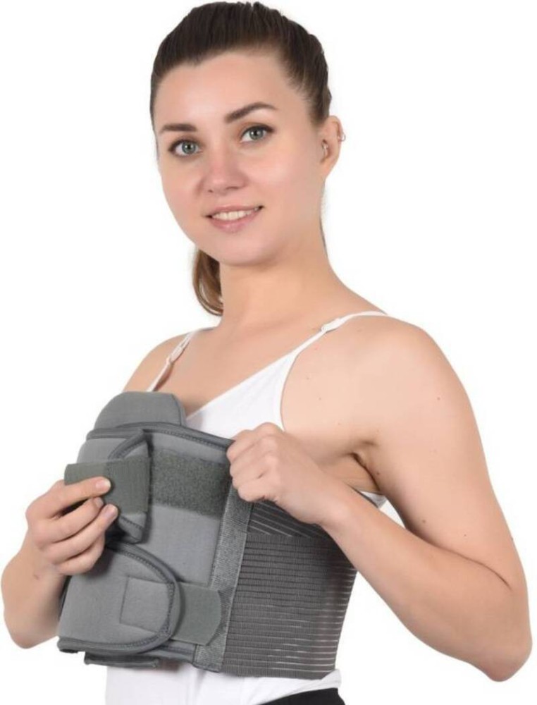 Chest Binder (Grey), Binds The Rib Cage