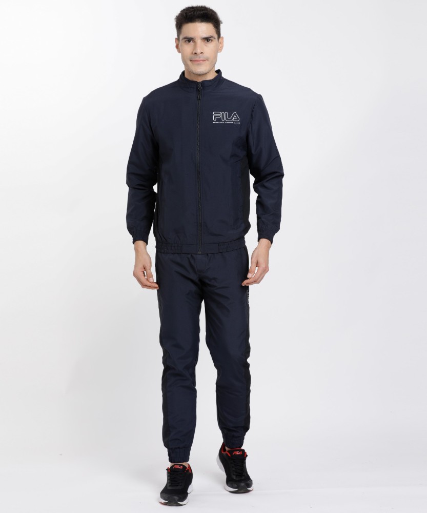 Fila on sale tracksuit blue