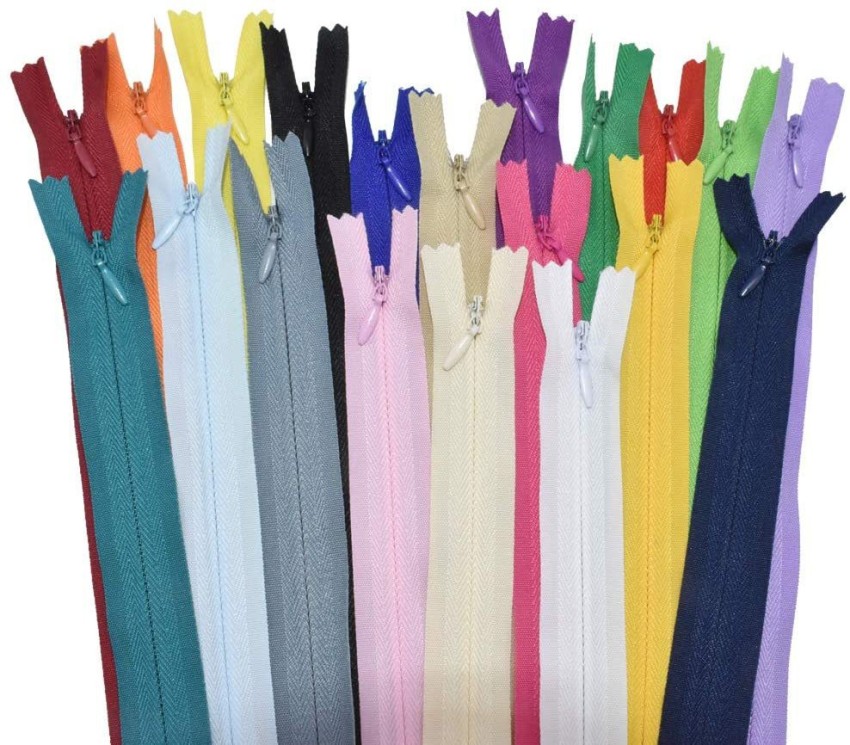 jasol 25 Nylon Invisible Zipper,Sewing for Handmade Garment/Bags