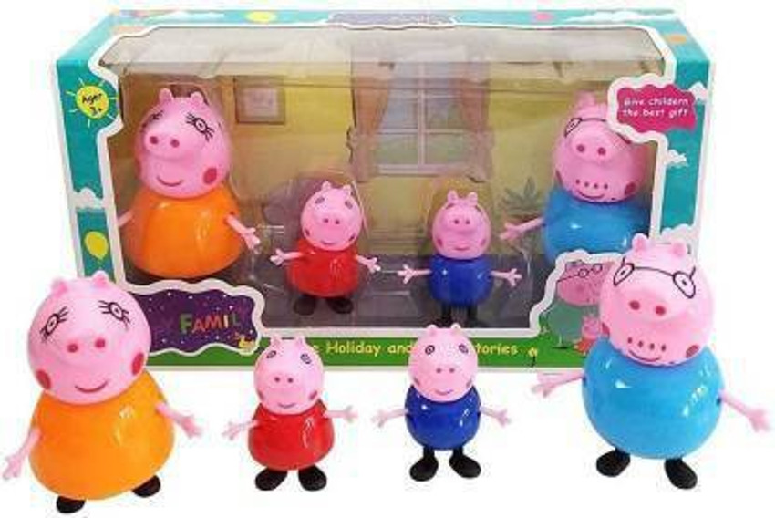 Just97 Peppa Pig Family in peppa pig set 0f 4 in toys for kids PIG09 - Peppa Pig Family in peppa pig set 0f 4 in toys for kids PIG09 . Buy Just97 Peppa Pig Family in peppa pig set 0f 4 in toys for kids PIG09 - Peppa Pig Family in peppa pig set 0f 4 in toys for kids PIG09 . Buy