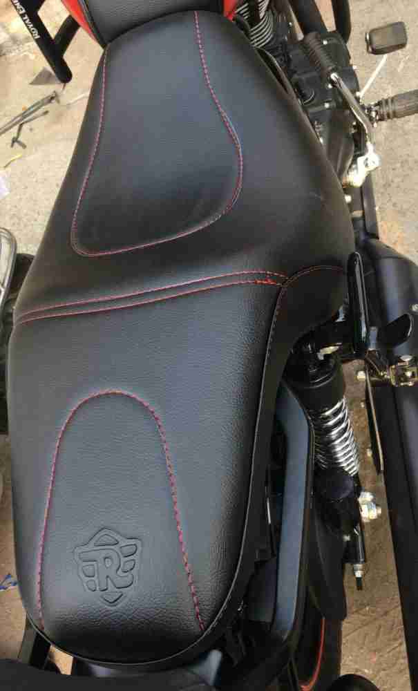 KOHLI BULLET ACCESSORIES Seat Cover with Tank Cover Split Bike Seat Cover  For Royal Enfield Classic 350, Classic 500 ()