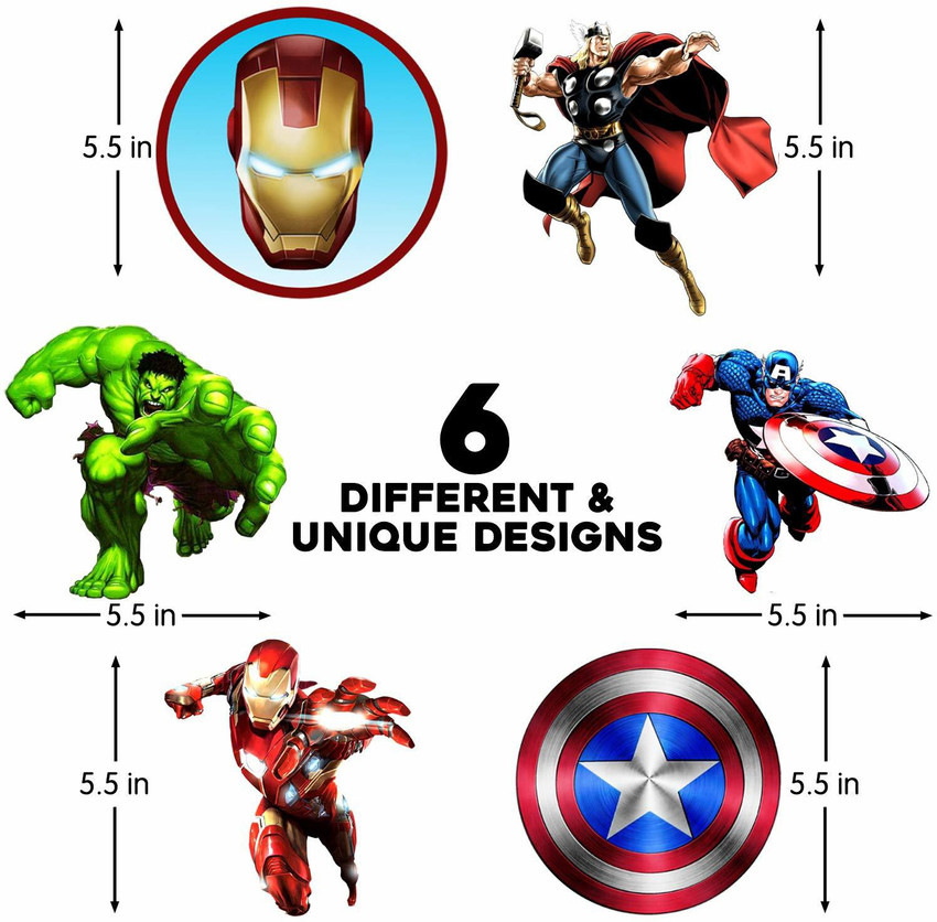 Avengers Cupcake Toppers Free Printable