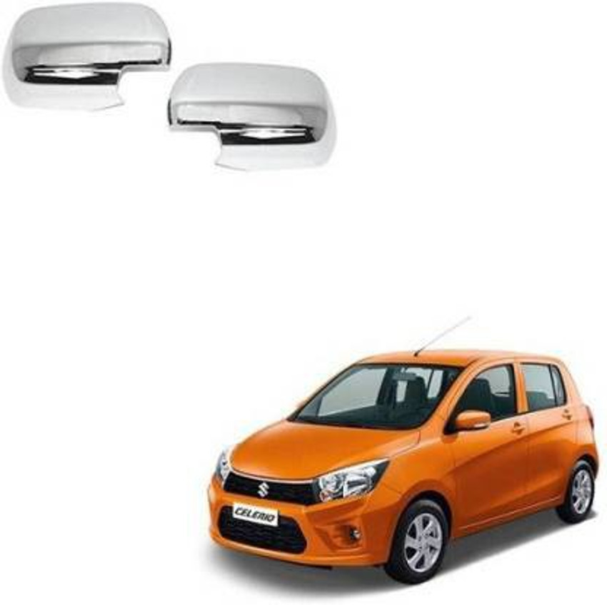 HOTRENZ MC 9845 CHROME MIRROR COVER FOR MARUTI CELERIO 2014 SE