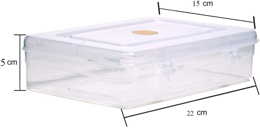 Bankers Box Clear Plastic Storage Boxes with Organizer Tray - Set of 5 7731702