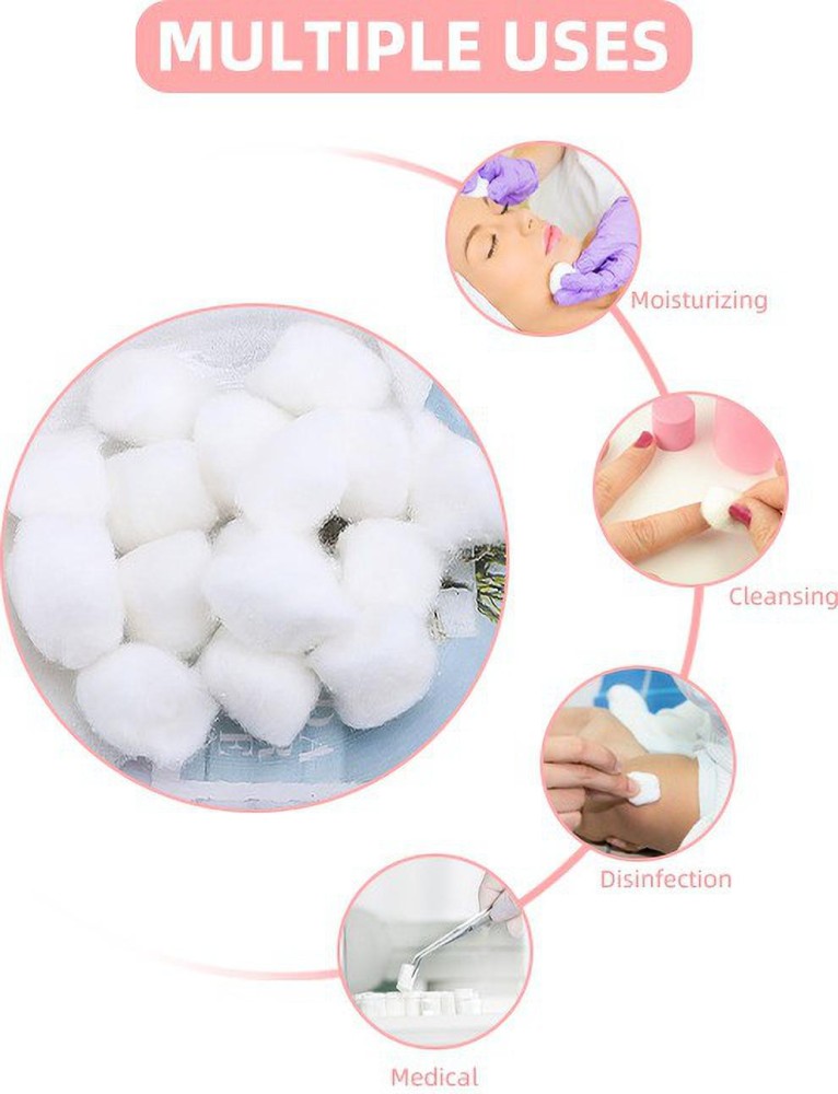 100% Pure Cotton Balls Multipurpose Cotton Balls Highly Absorbent Small  Cotton Balls for for for Makeup Remover, Nail Polish - China Cotton Ball,  Sterilized Cotton Ball