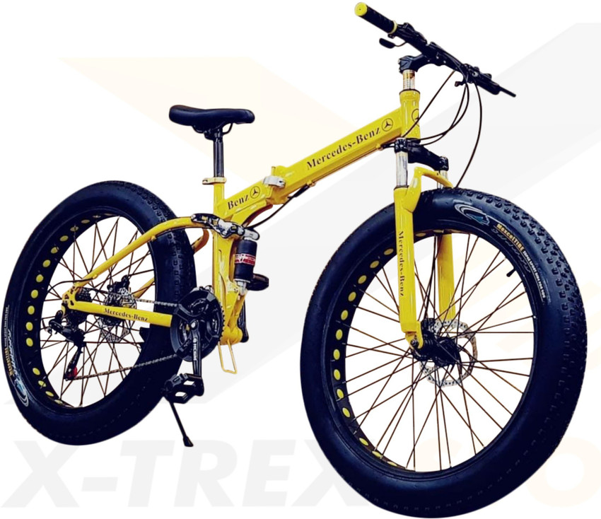 SAIMA Fat Foldable Sports MTB Cycle with 21 Derailleus 26 T