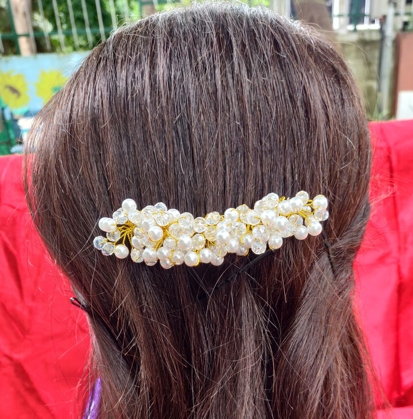 Brooch bun on sale