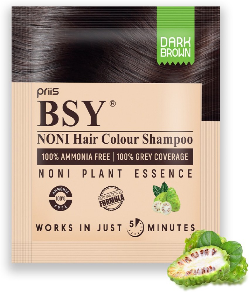 BSY Noni Black Hair Magic Herbal Hair Color Dye Shampoo-12mlx12pcs price in  UAE | Amazon UAE | kanbkam