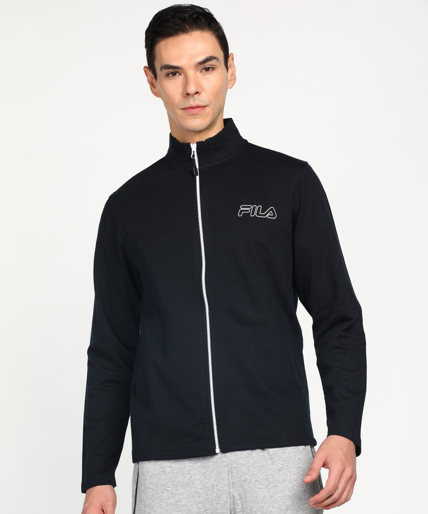 Fila black cheap and white jacket