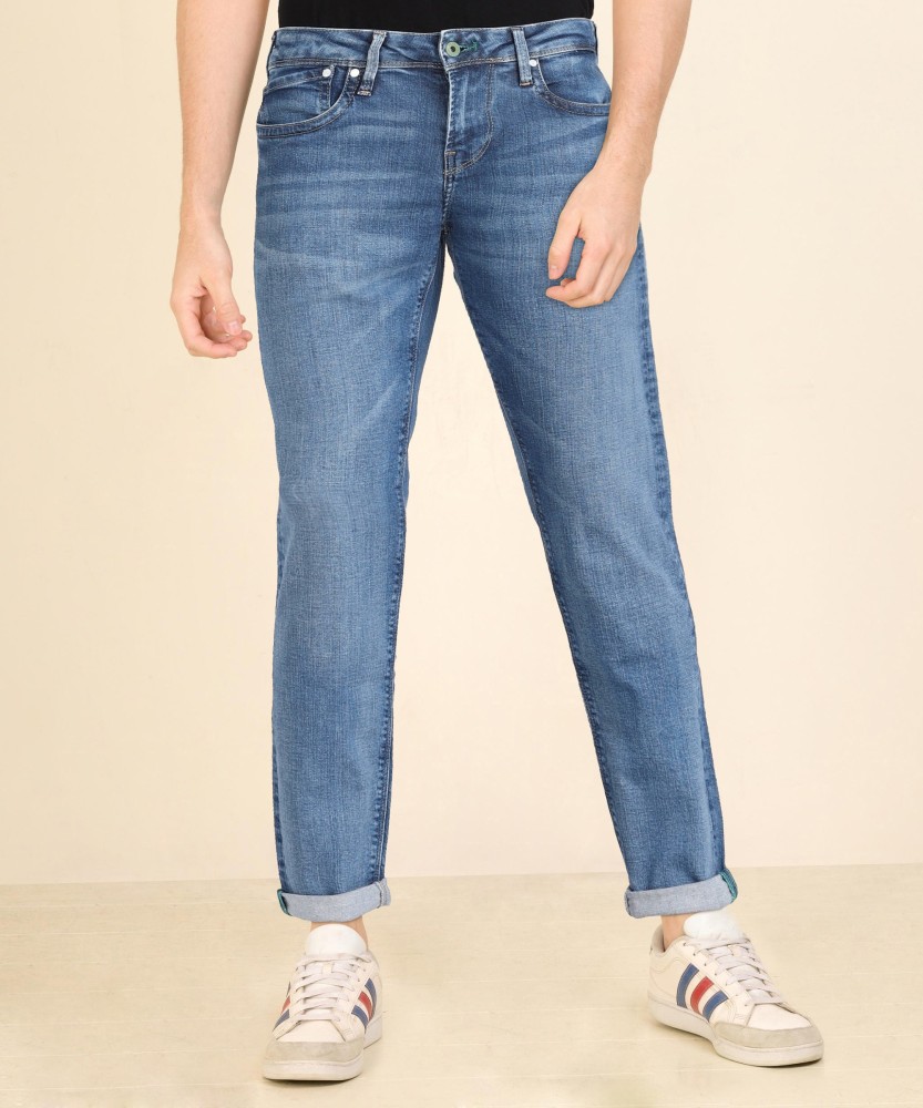 Pepe Jeans Slim Men Blue Jeans - Buy Pepe Jeans Slim Men Blue Jeans Online  at Best Prices in India