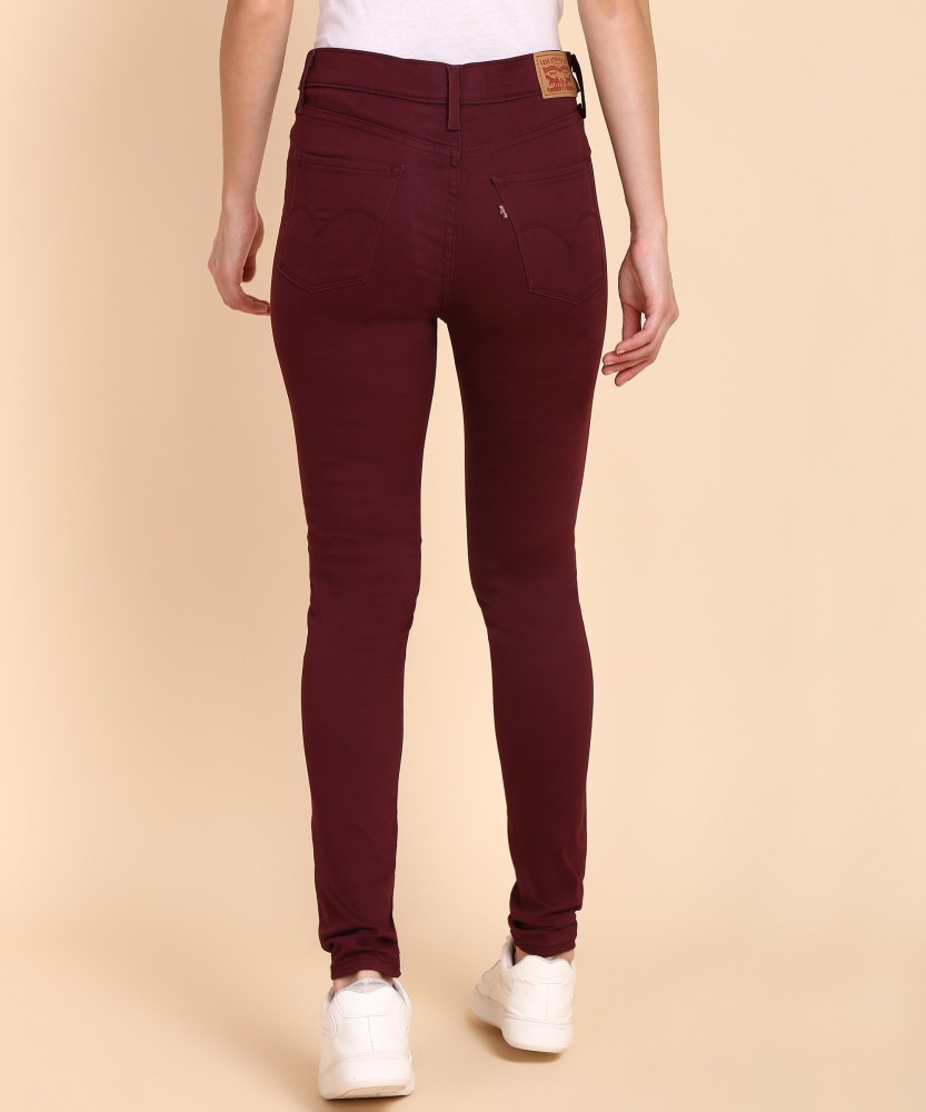 Maroon deals skinny jeans