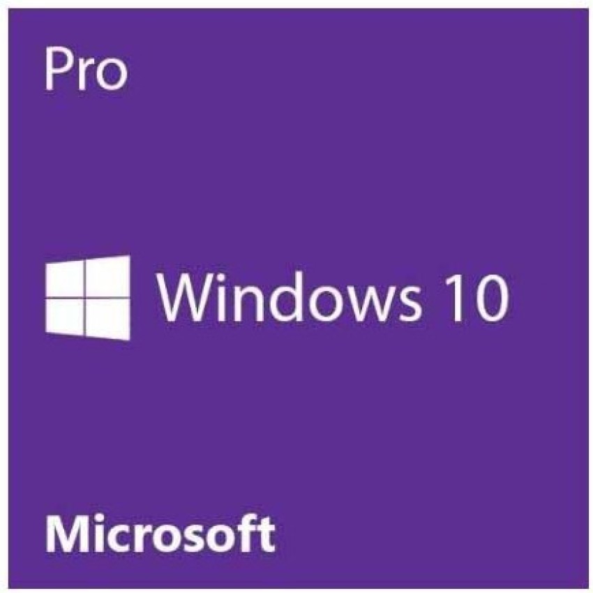 MICROSOFT Windows 10 Professional Lifetime Retail With DVD and Activation Key  Card - Retail Pack Windows 10 Professional 64-Bit - MICROSOFT 