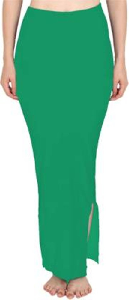 Online Generation Saree Shapewear green Nylon Blend Petticoat Price in  India - Buy Online Generation Saree Shapewear green Nylon Blend Petticoat  online at