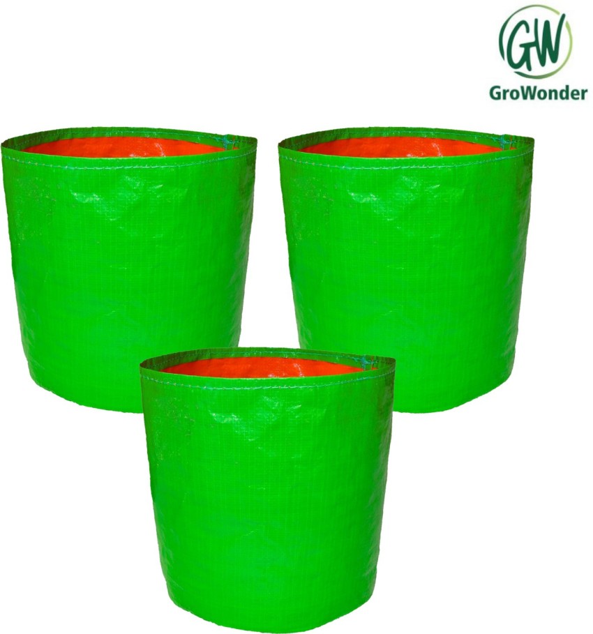 GroWonder Grow Bag 12x12Inches,230 GSM Strong,Terrace Gardening