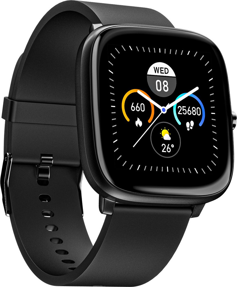 Noise turbo black smartwatch price on sale