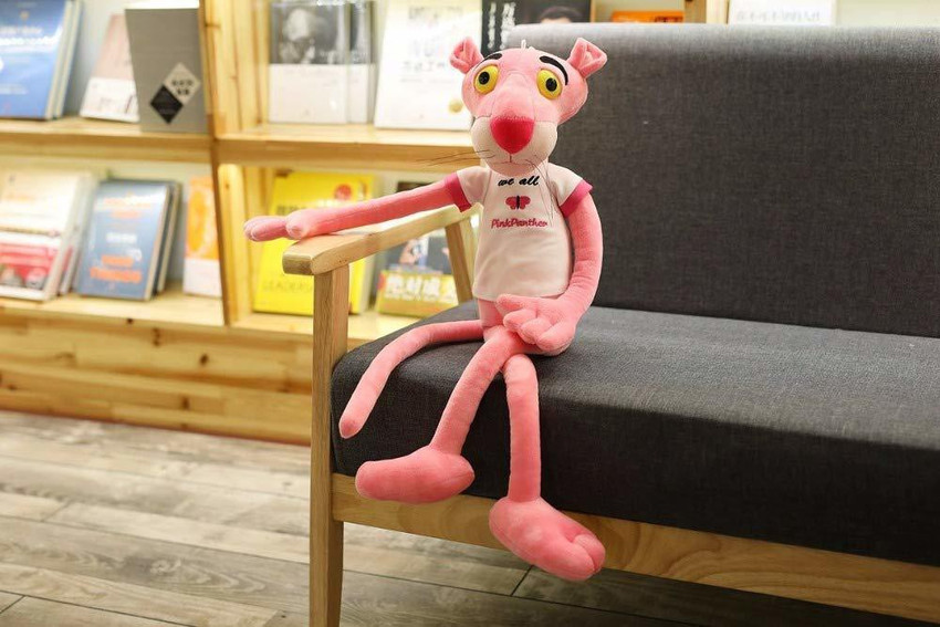 Pink panther plush doll sales