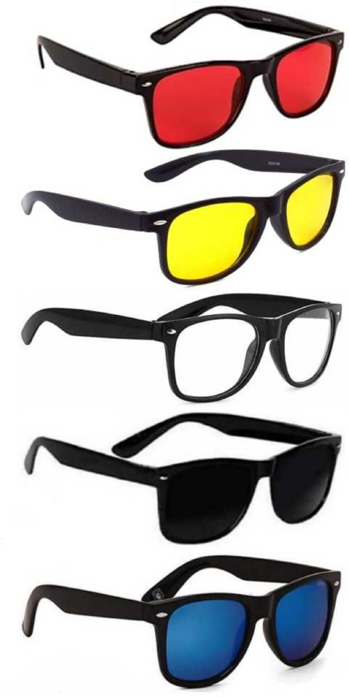 Black Track Acetate Wayfarer Sunglasses at Rs 35 in Kolkata