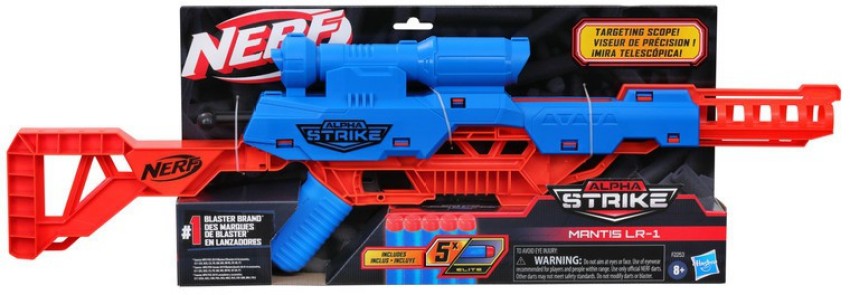 Nerf Alpha Strike Wolf LR-1 Toy Blaster with Targeting Scope - Includes 12  Official Nerf Elite Darts - for Kids, Teens, Adults
