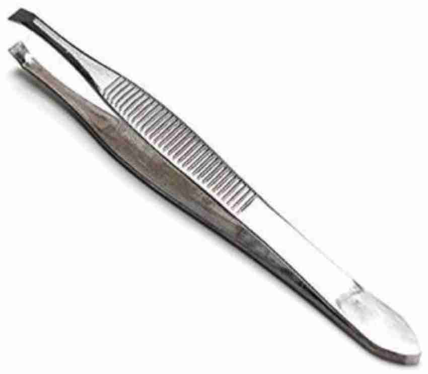 beautista Stainless Steel Silver Tweezer Plucker For Upper Lip