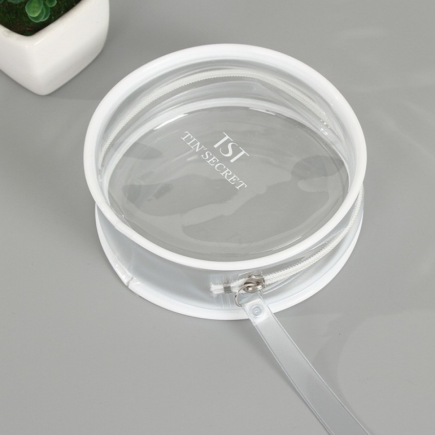 Transparent outlet pvc pouch