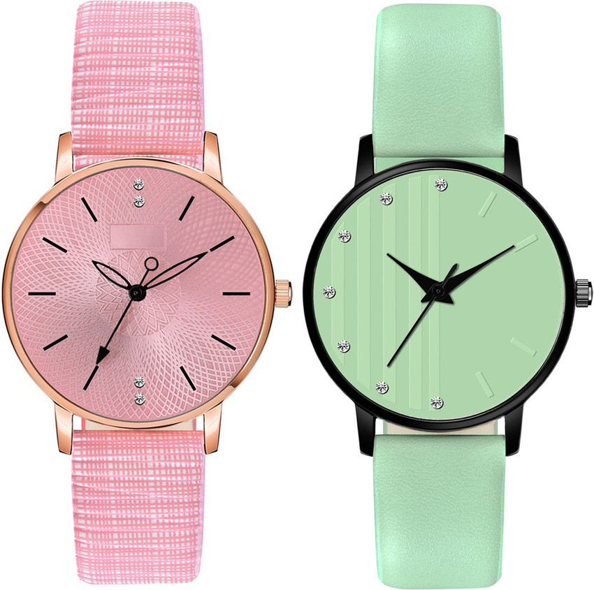 OylO Leather Belt 2021 Best Combo Analog Watch For Girls Buy