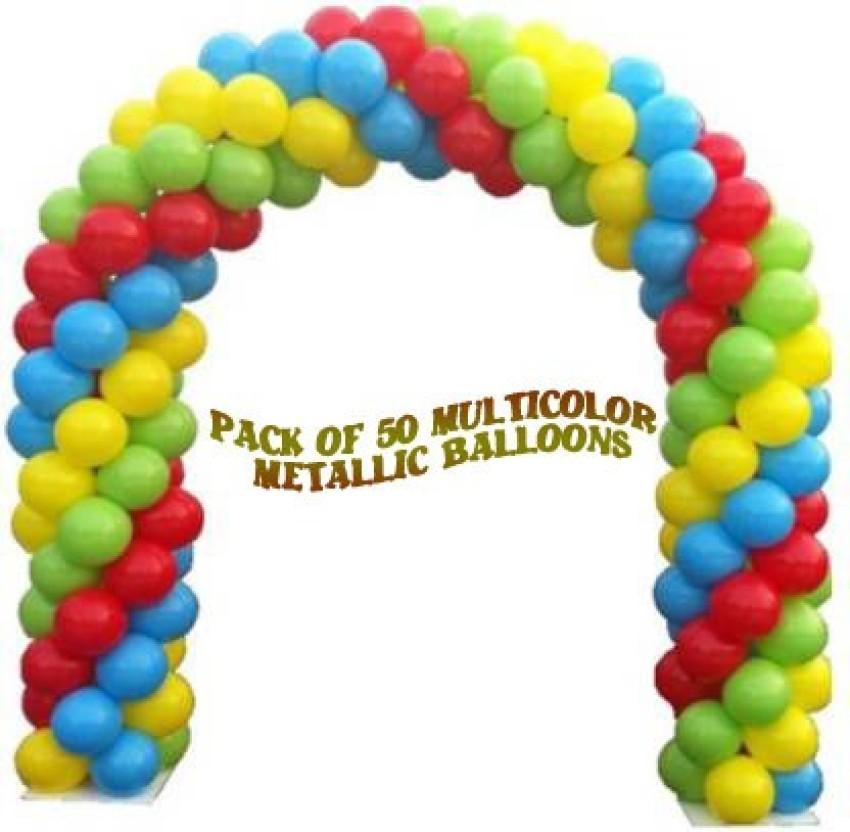 Multicolor Ribbon For Balloons With Glitter Finish For Birthday And  Decoration, For Party Theme at Rs 50/pack in Delhi
