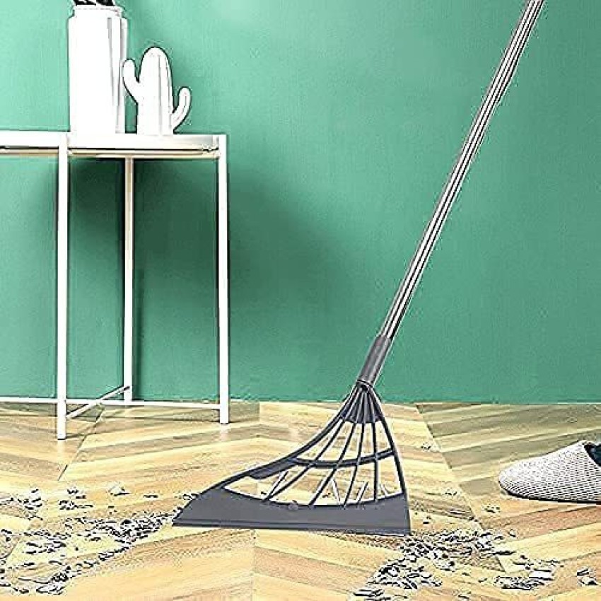 Magic Silicone Broom Lengthen Floor Cleaning Squeegee Pet Hair Dust Brooms  B1