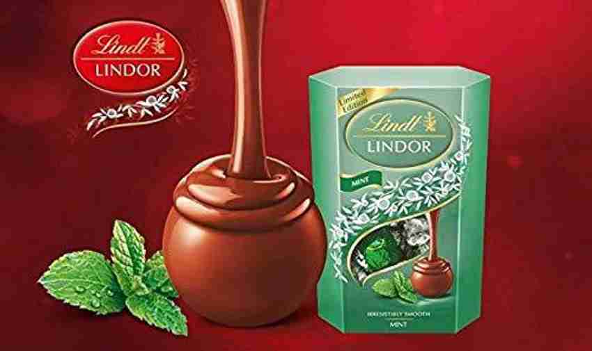 LINDT Lindor Mint in Milk Chocolate Truffle with Smooth Melting