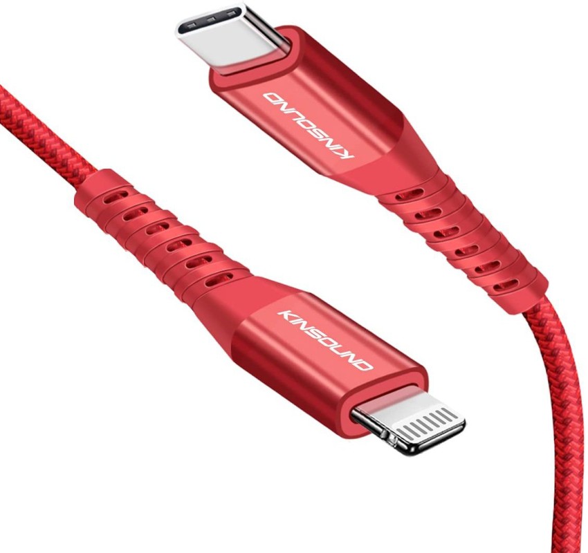 Kinsound USB Type C Cable 1 m USB Type-C to Lightning Cable, Apple