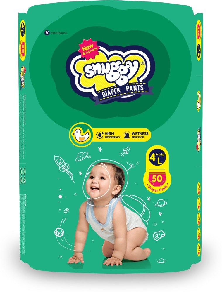 Buy SNUGGY Baby Premium Diaper Pants Extra Large 108 Count Pack of 2  Online at Low Prices in India  Amazonin