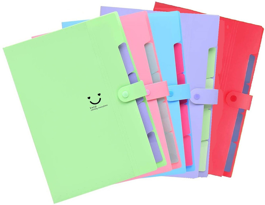 Flipkart Afflatus Pack of 5 File Folders for Documents Large