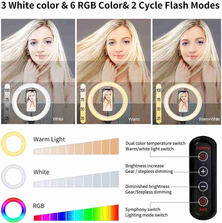Ring light change color cheap