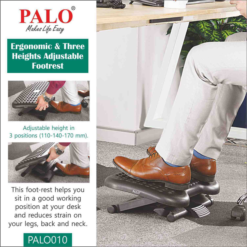PALO PALO010 Ergonomic Three Heights Adjustable Foot Rest Price