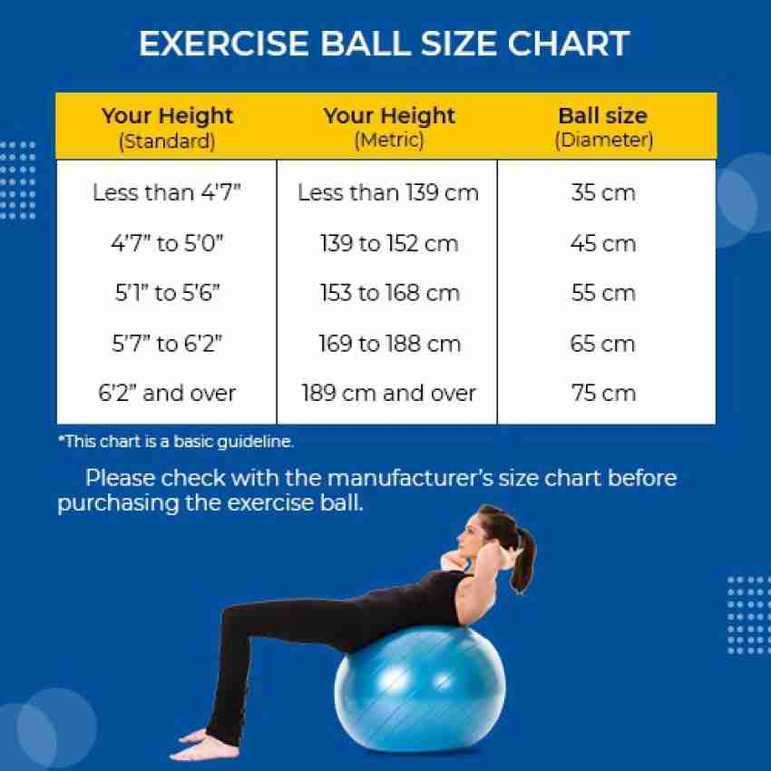 YOZO Exercise Gym Ball Non-Slip Stability Ball Anti Burst Yoga Gym Ball  75cm with Pump Gym Ball Price in India - Buy YOZO Exercise Gym Ball  Non-Slip Stability Ball Anti Burst Yoga