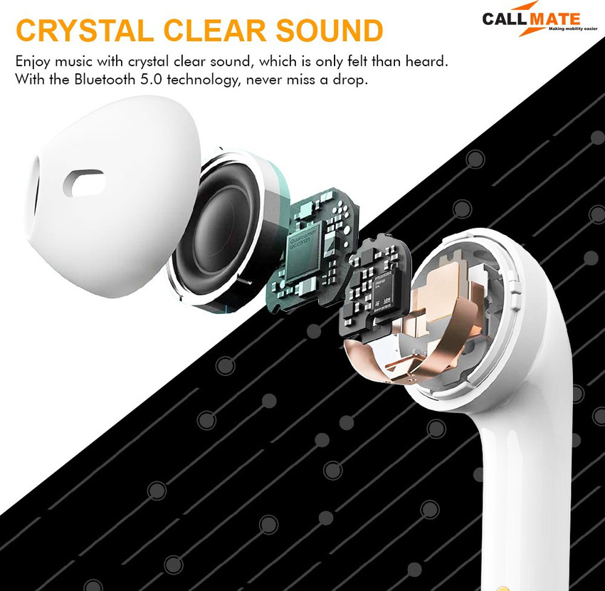 Callmate AirPlay Pro TWS Buds Touch Sensor Earbuds IPX5 Bluetooth