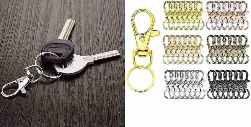 Ditya Crafts eyring Keychain Swivel Snap Hook Key Chain Rings Set