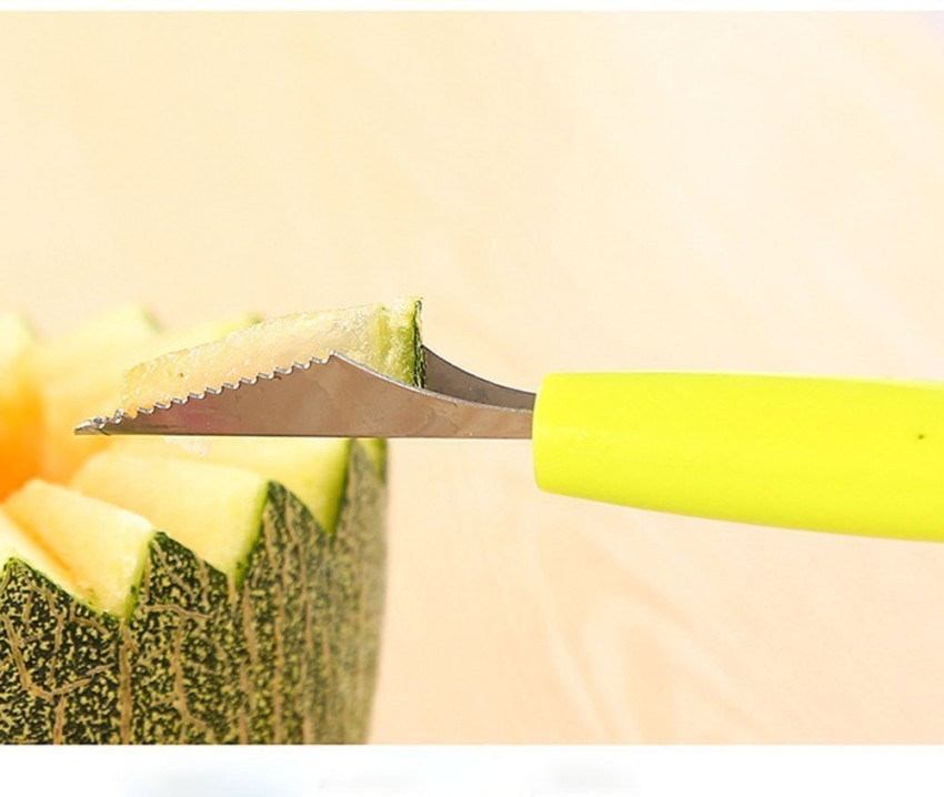 SWISS WONDER ™Fruit Baller Scoop and Carving 2 in 1 Watermelon