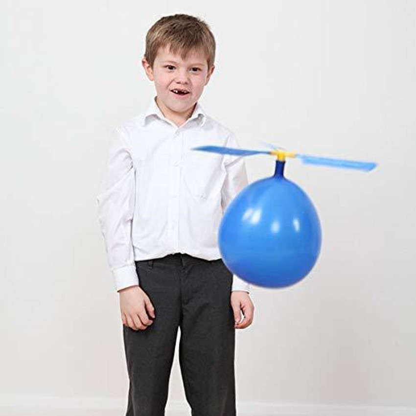 RVM Toys Pack of 2 Balloon Helicopter Flying Toy Outdoor Fun Sound Toy Learn Air Propulsion and Have Fun Price in India Buy RVM Toys Pack of 2 Balloon Helicopter Flying