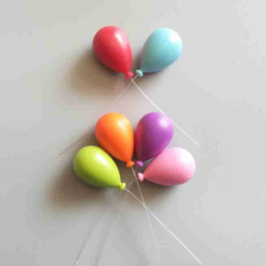 SMB ENTERPRISES 6 PCs Colorful Ballon Magnet Refrigerator Sticker