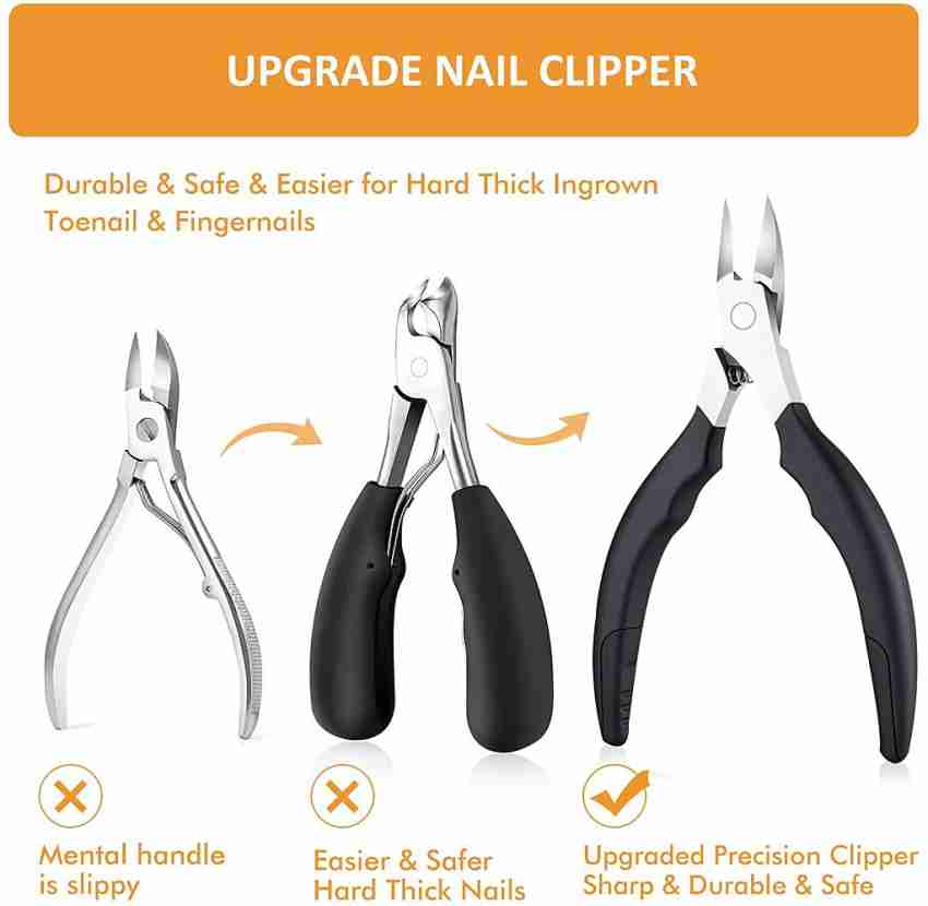 1pcs Heavy Duty Nail Clippers for Thick Nails - Best Professional Toenail  Clippers for Men Women Seniors - Nail Clippers Toe Clippers for Ingrown  Nails