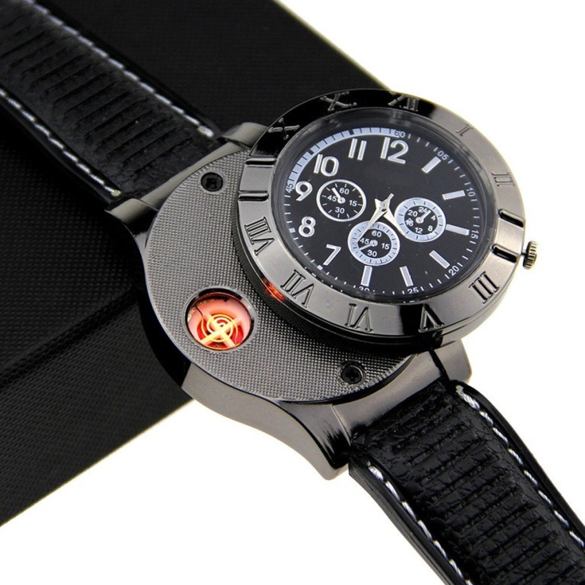 Ala Flame METAL Premium Flameless Watch LIghter Watch Rechargeable