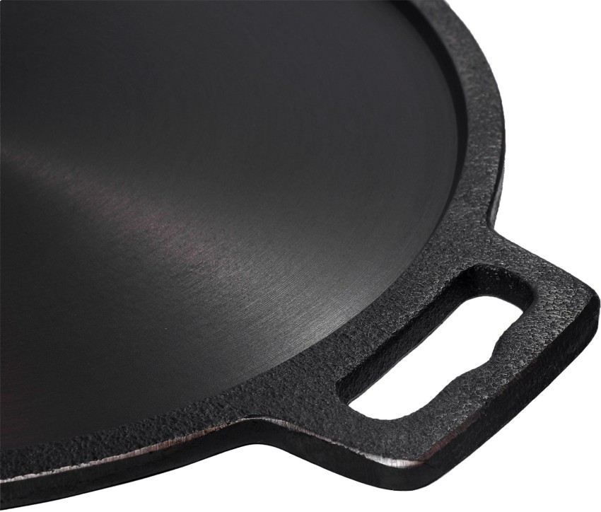 Buy MYNAKSHA Iron Dosa Tawa 14 inch with Handle Black Online at