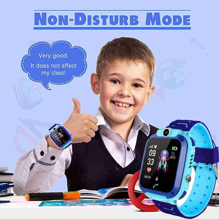 Kids smart sales watch black