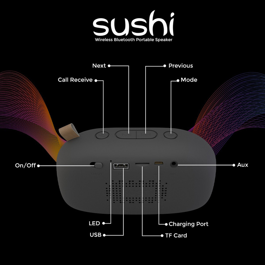 Sushi bluetooth sale speaker flipkart