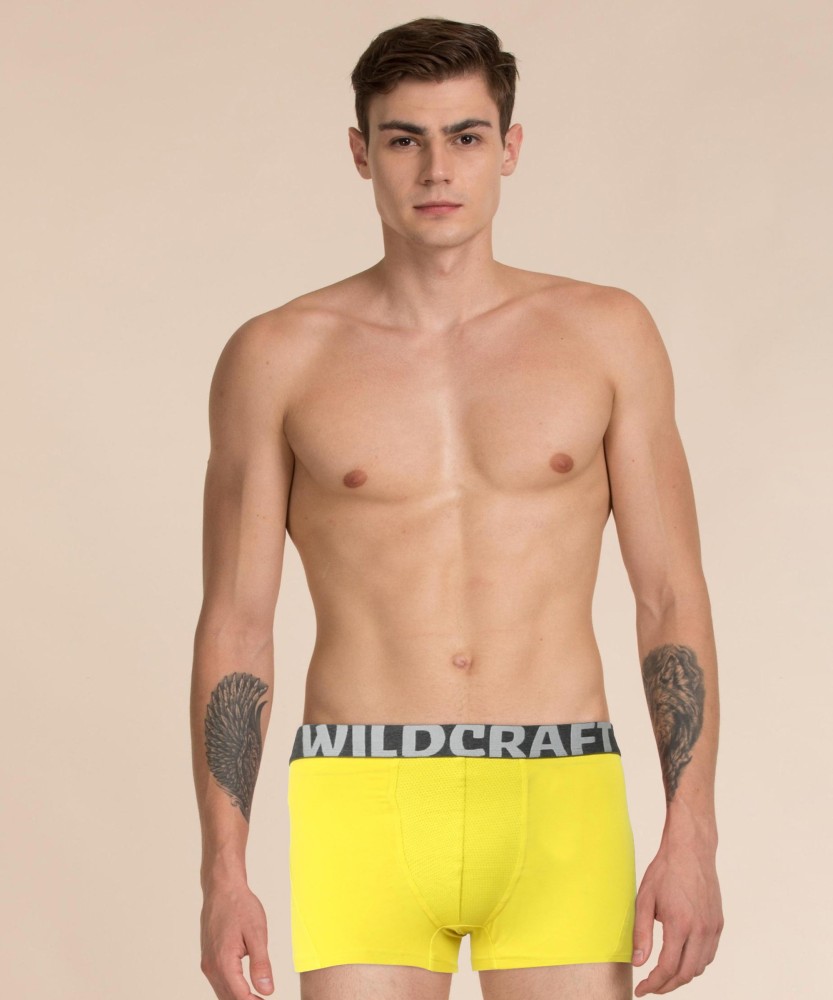 Baocc Mens Briefs Mens Underwear Translucent Briefs Mens Underwear Yellow  3XL 