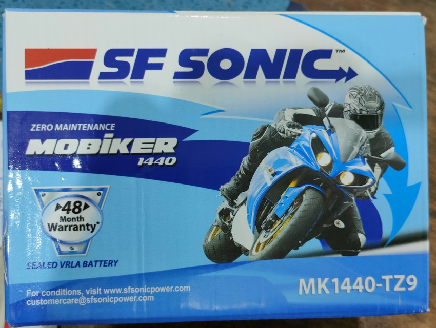 sf sonic battery for royal enfield classic 350