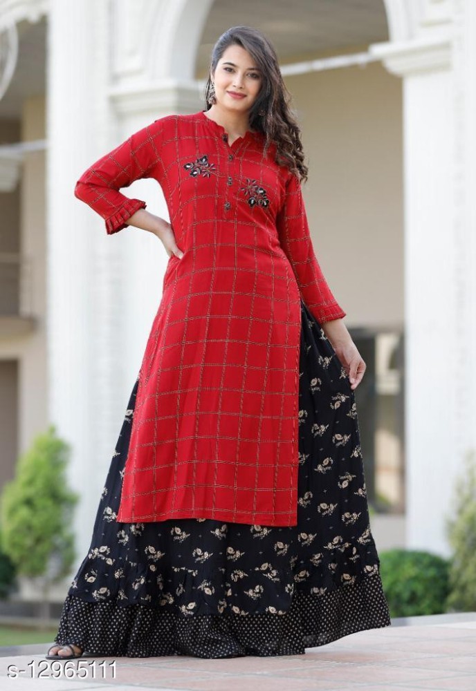 Flipkart kurti with skirt hotsell